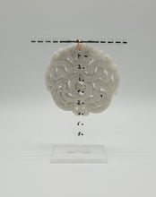 Load image into Gallery viewer, NEW neck ring with white jade carved element
